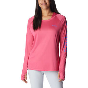 Columbia Pink Long Sleeve Blouse
